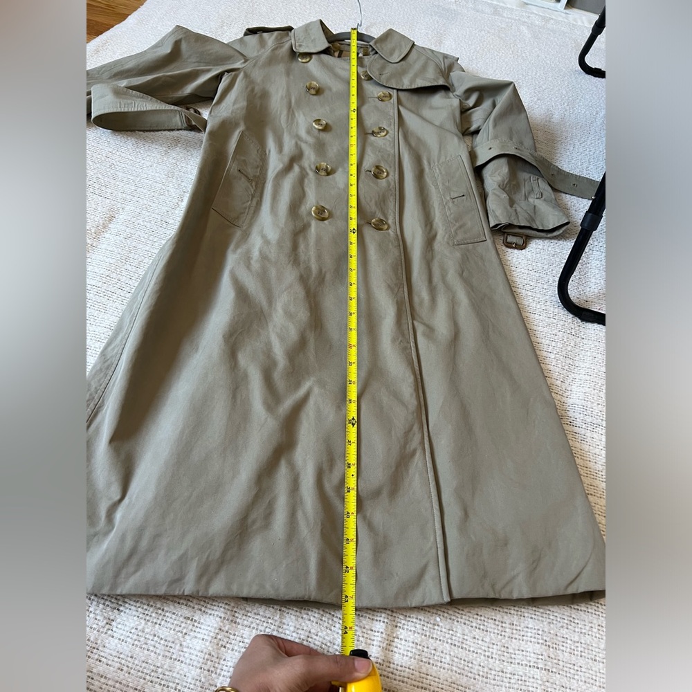 Classic Tan Trench Coat Burberry USA  small 6 - Picture 6 of 15